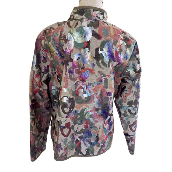 Trimdin Classic Mardi Gras Confetti Reversible Jacket  XL - Picture 5 of 9